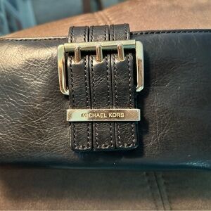 Michael Kors wallet. Black. Very roomy